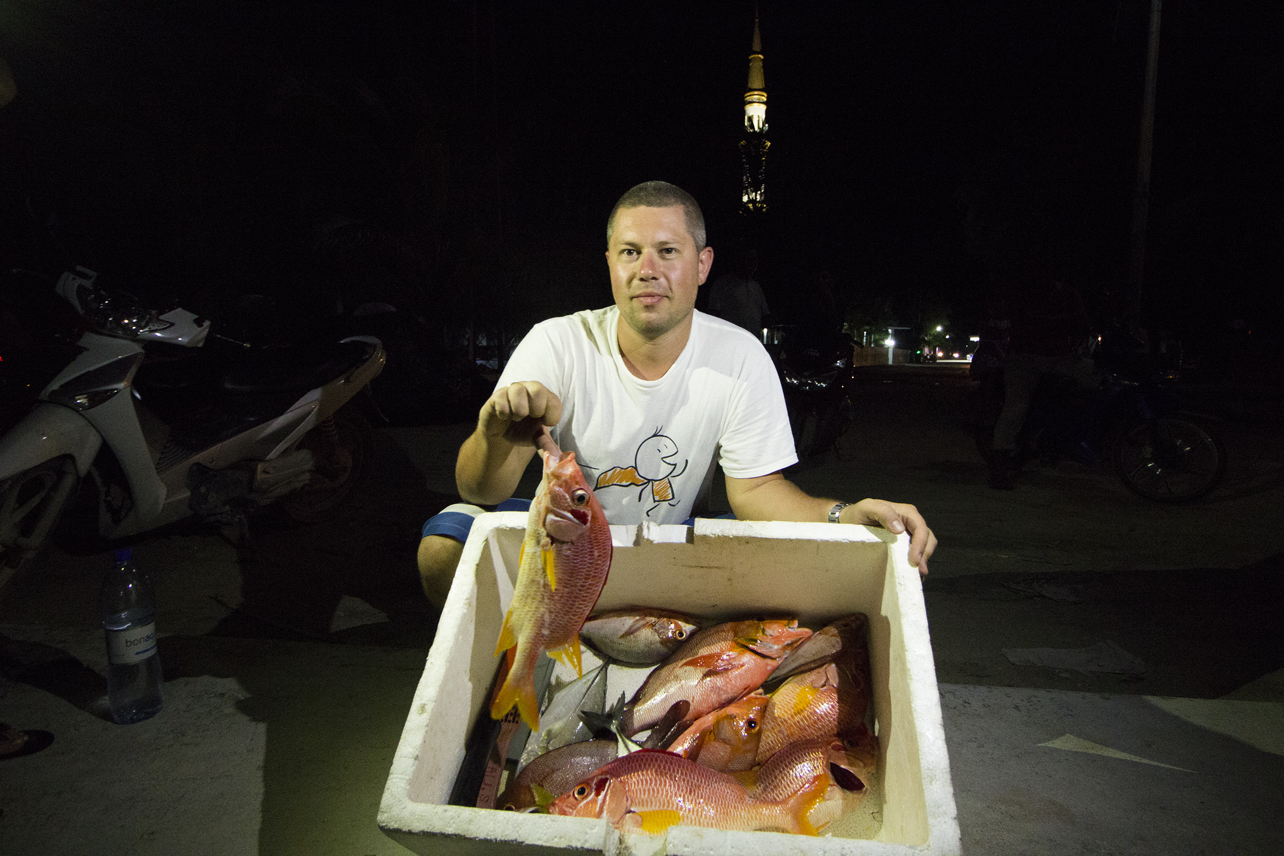 Maldives night fishing