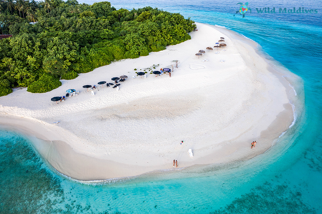 Ukulhas island in Maldives