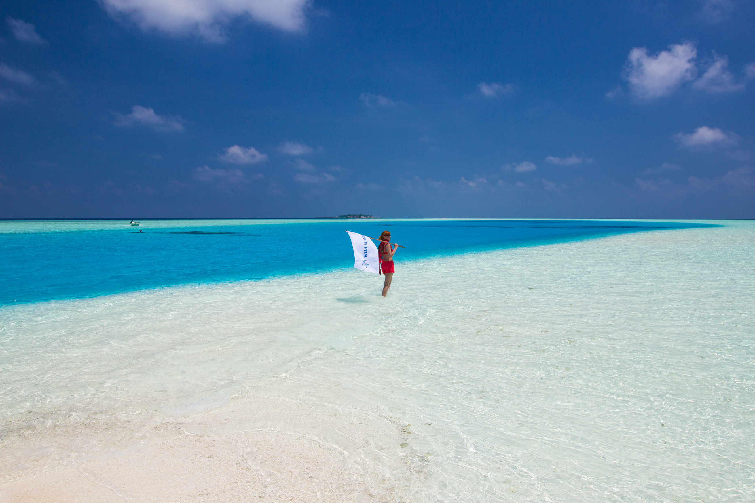 Maldives sand bank