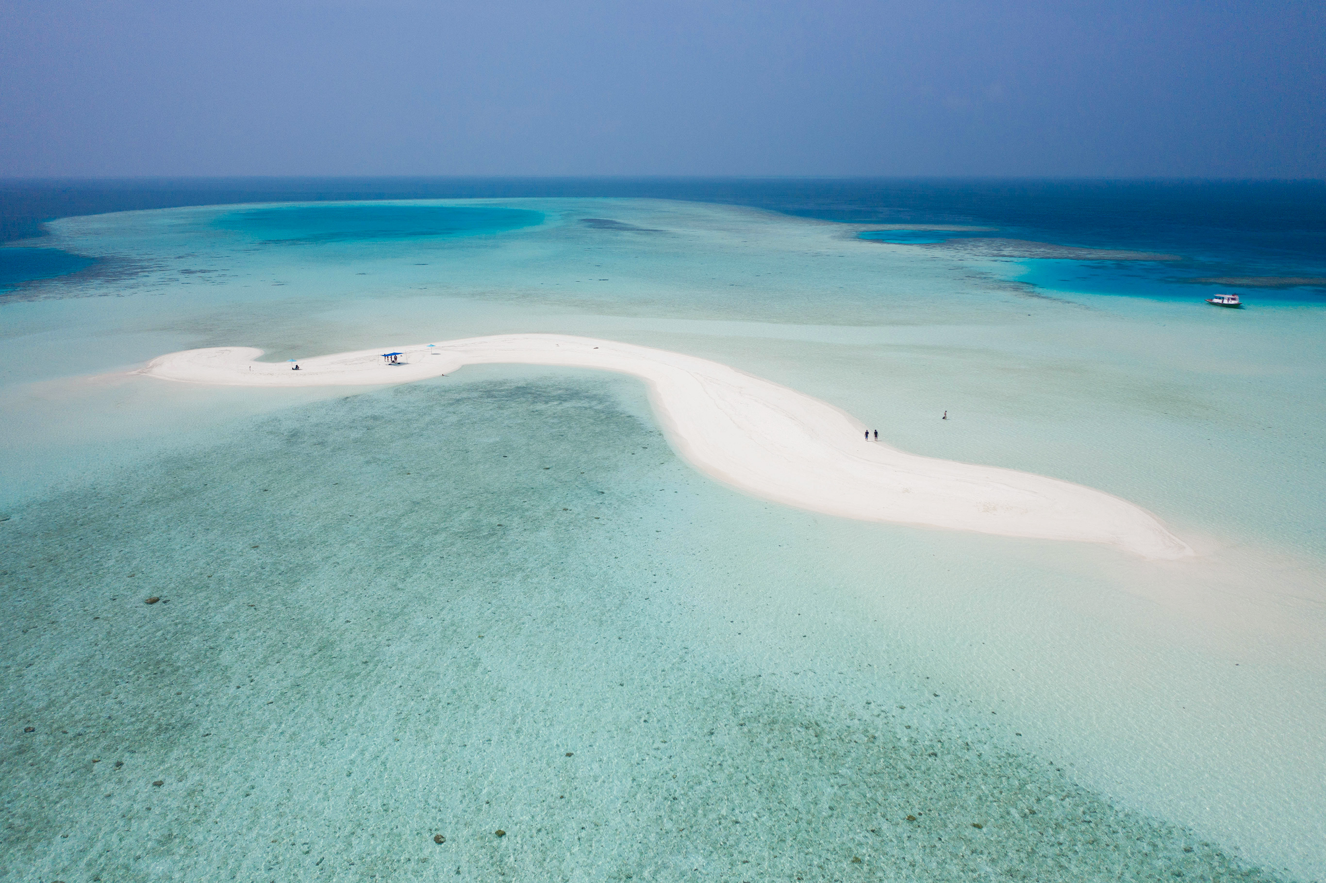 Песчаная отмель Тинаду, Мальдивы 